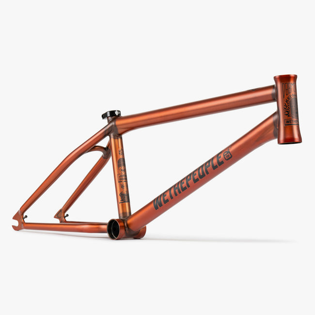 We The People Doomsayer BMX Freestyle Frame-Matte Translucent Brown - 2