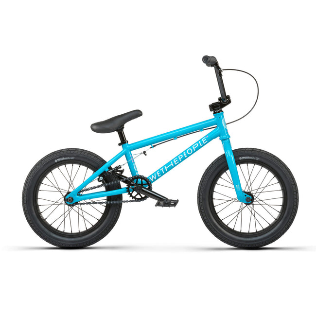We The People Seed 16&quot;TT BMX Freestyle Bike-Surf Blue - 1