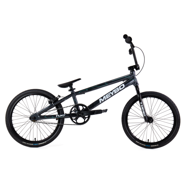 Meybo TLNT Pro XL 21.5 BMX Race Bike Grey White Turquoise J R Bicycles Inc