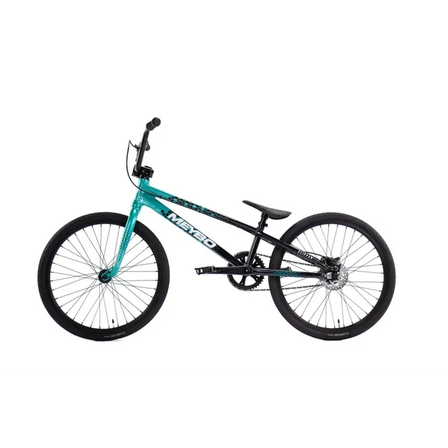 Meybo Clipper Expert (19.6"TT) BMX Race Bike-Black/Green/White - 3