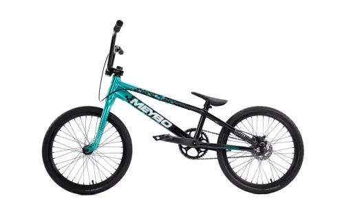 Meybo Clipper Pro (21"TT) BMX Race Bike-Black/Green/White - 2