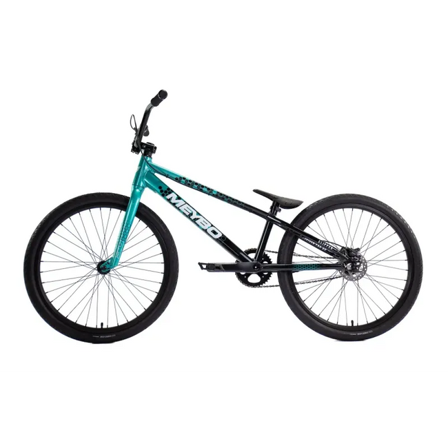 Meybo Clipper Pro Cruiser (22"TT) BMX Race Bike-Black/Green/White - 2