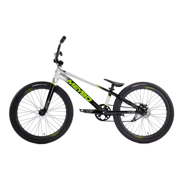 Meybo Patron Cruiser Pro XXL (22"TT) BMX Race Bike-Black/Grey/Lime - 1