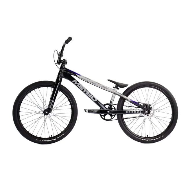 Meybo Superclass Cruiser Pro XXL (22"TT) BMX Race Bike-Black/Grey/Purple - 3