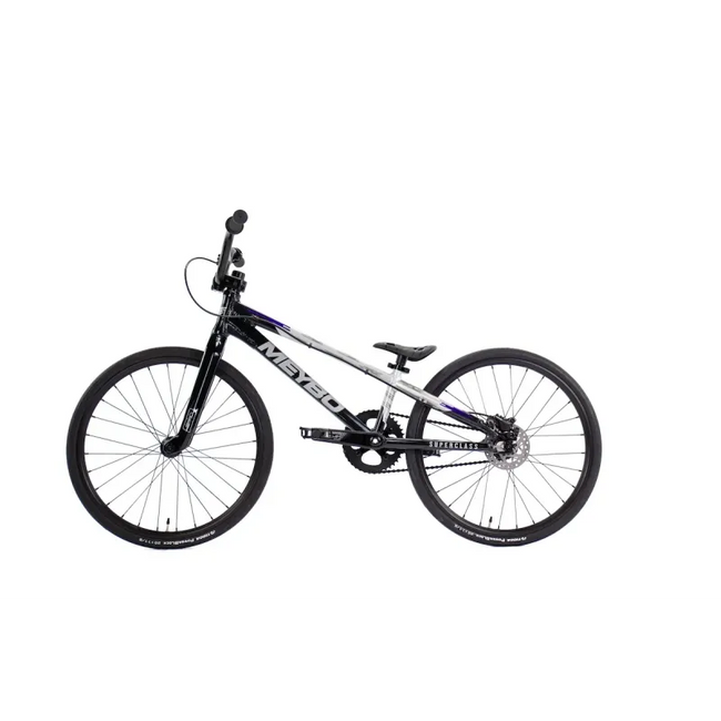 Meybo Superclass Junior (18.7"TT) BMX Race Bike-Black/Grey/Purple - 3