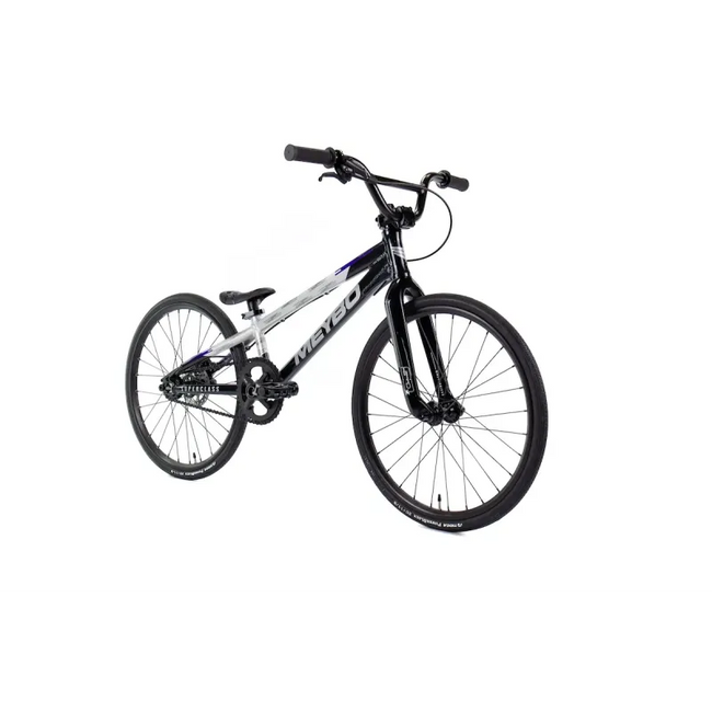Meybo Superclass Junior (18.7"TT) BMX Race Bike-Black/Grey/Purple - 2