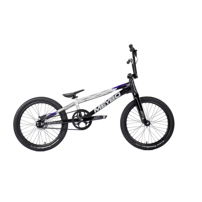 Meybo Superclass Pro (21"TT) BMX Race Bike-Black/Grey/Purple - 1