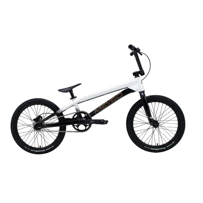 Meybo Superclass Pro XXL 22 BMX Race Bike-Black/White/Gold Meybo Superclass Pro XXL 22 BMX Race Bike-Black/White/Gold