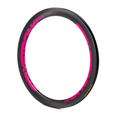 Stay Strong Reactiv 2 Pro Cruiser Carbon BMX Rim-Front-Pink-24x1.75"