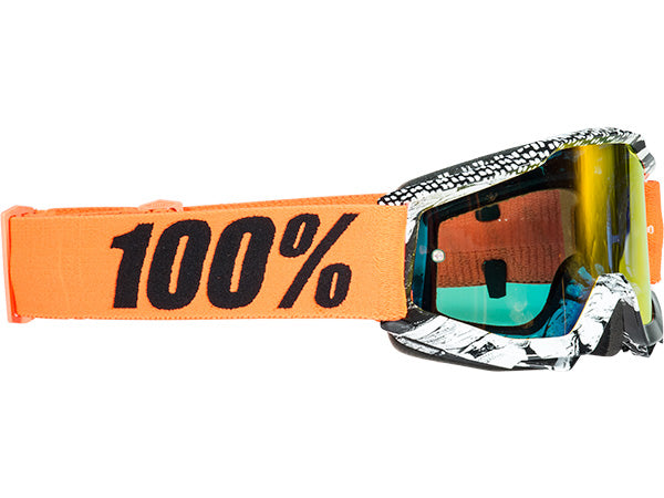100 youth goggles 100% Accuri Youth Goggles-Voltaire-Mirrored Red Lens