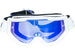 100% Strata Moto Goggles-Ice Age-With Mirrored Blue Lens - 2