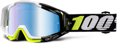 100% Racecraft Goggles-Emrata-Mirror Blue Lens