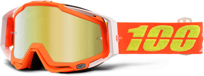 100% Racecraft Goggles-Razmataz-Mirror Gold Lens
