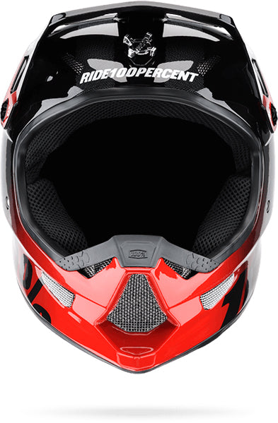 100% Status BMX Race Helmet-Selecta Red - 3