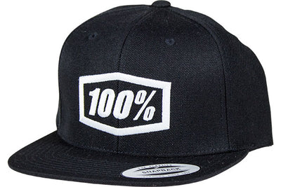 100% Corpo Classic SnapBack Hat-Black/White