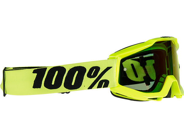 100% Accuri Goggles-Fluorescent Yellow - 1