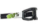 100% Strata Moto Goggles-Black Lime - 1