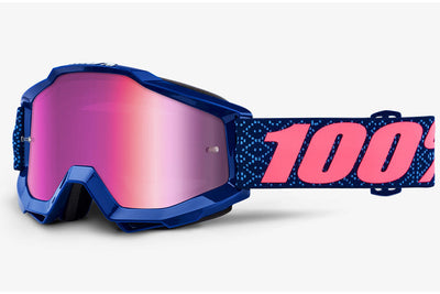 100% Accuri Goggles-Futura-Mirror Pink Lens