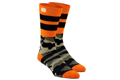 100% Athletic Socks-Troop-Camo