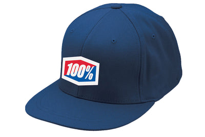 100% Essential J-Fit Flex Fit Hat-Navy