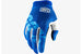 100% ITrack BMX Race Gloves-Blue - 1