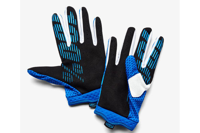 100% ITrack BMX Race Gloves-Blue - 2