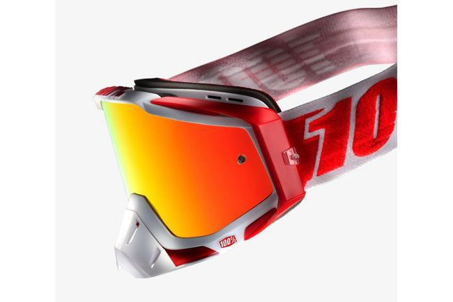 100% Racecraft Goggles-Bilal-Mirror Red Lens - 2