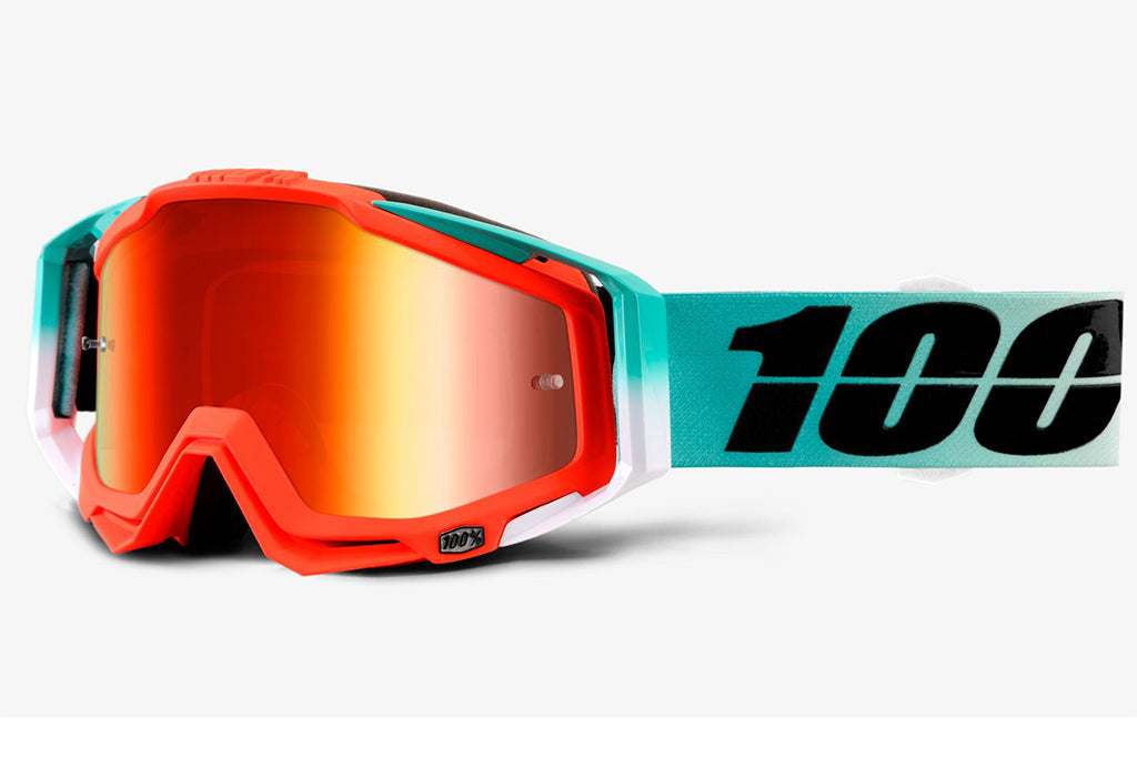 100 the racecraft goggle 100% Racecraft Goggles-Cubica-Mirror Red Lens