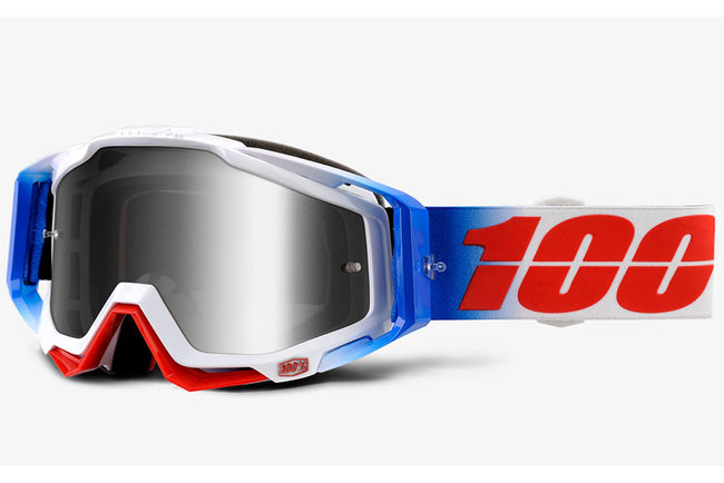 100% Racecraft Goggles-Fourth-Mirror Silver Lens - 1