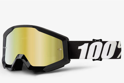 100% Strata Goggles-Outlaw-Mirror Gold Lens