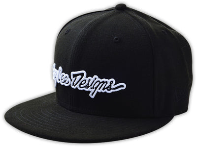 Troy Lee Classic Signature Snapback Hat-Black