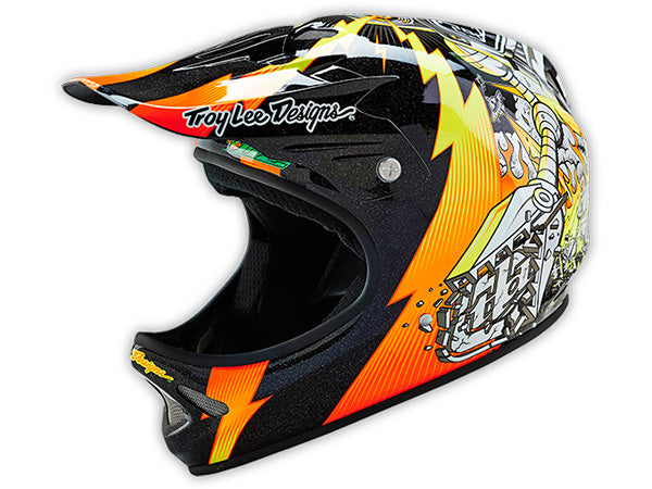 Troy Lee D2 Invade Helmet-Black - 1