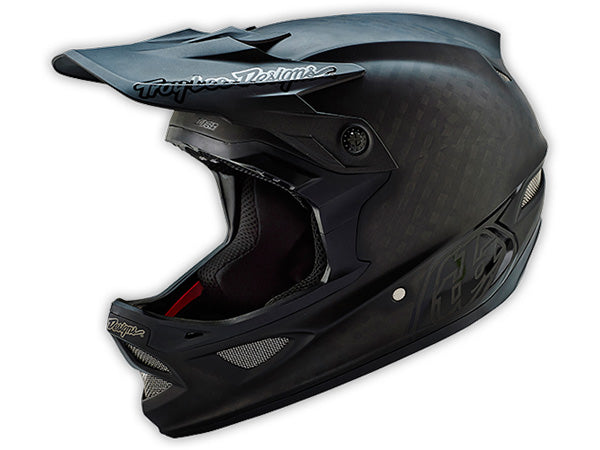 Troy Lee D3 Carbon Helmet-Midnight Black - 1