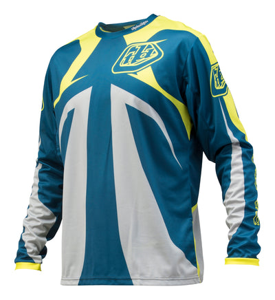 Troy Lee 2016 Sprint Reflex BMX Race Jersey-Dirty Blue