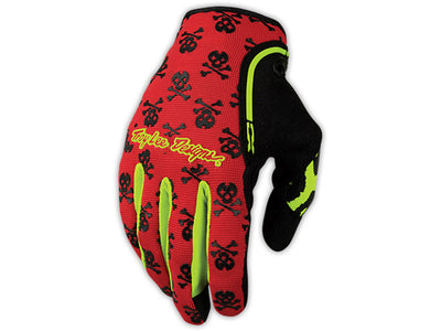 Troy Lee XC BMX Race Gloves-Anarchy Red