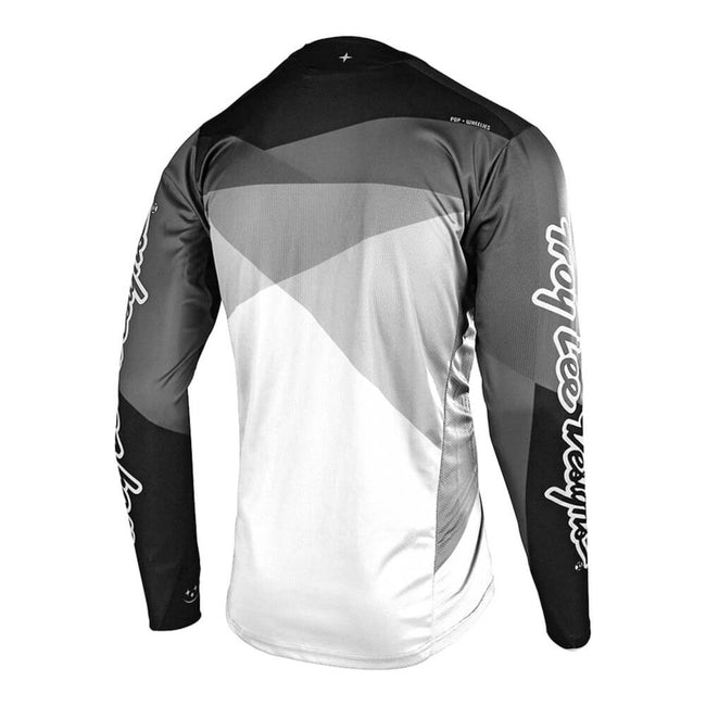Troy Lee Designs 2019 Sprint Jet BMX Race Jersey-White/Grey - 3