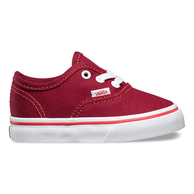 Vans Pop Check Authentic Shoes-Toddler-Rhubarb/Bittersweet
