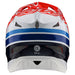 Troy Lee Designs D3 Fiberlite BMX Race Helmet-Silhouette Red/White - 3