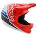 Troy Lee Designs D3 Fiberlite BMX Race Helmet-Silhouette Red/White - 4