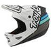 Troy Lee Designs D3 Fiberlite BMX Race Helmet-Silhouette White/Navy - 1