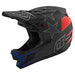 Troy Lee Designs D4 Carbon Freedom 2 MIPS BMX Race Helmet-Black/Red - 1
