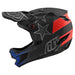 Troy Lee Designs D4 Carbon Freedom 2 MIPS BMX Race Helmet-Black/Red - 2