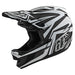 Troy Lee Designs D4 Carbon MIPS BMX Race Helmet-Slash Black/White - 1