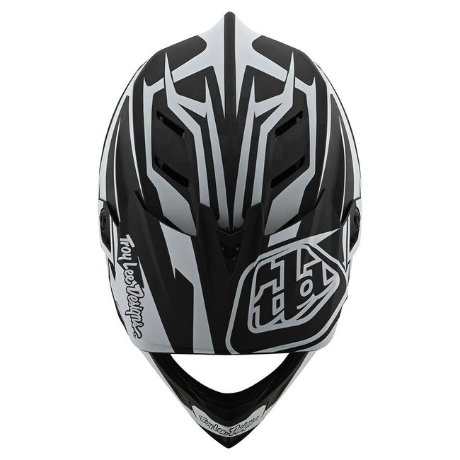 Troy Lee Designs D4 Carbon MIPS BMX Race Helmet-Slash Black/White - 5