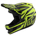 Troy Lee Designs D4 Carbon MIPS BMX Race Helmet-Slash Black/Yellow - 1