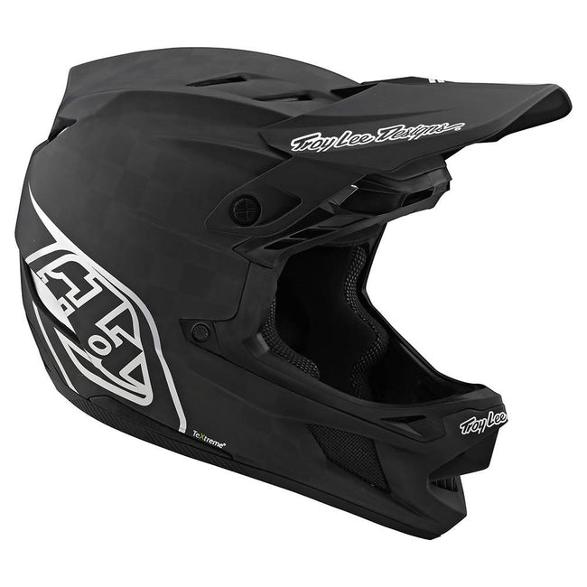 Troy Lee Designs D4 Carbon MIPS BMX Race Helmet-Stealth Black/Silver - 4