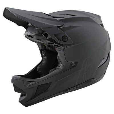 Troy Lee Designs D4 Composite MIPS BMX Race Helmet-Stealth Black/Gray