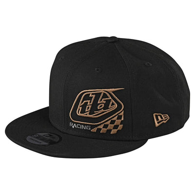 Troy Lee Designs Precision 2.0 Checkers Snapback Hat-Black