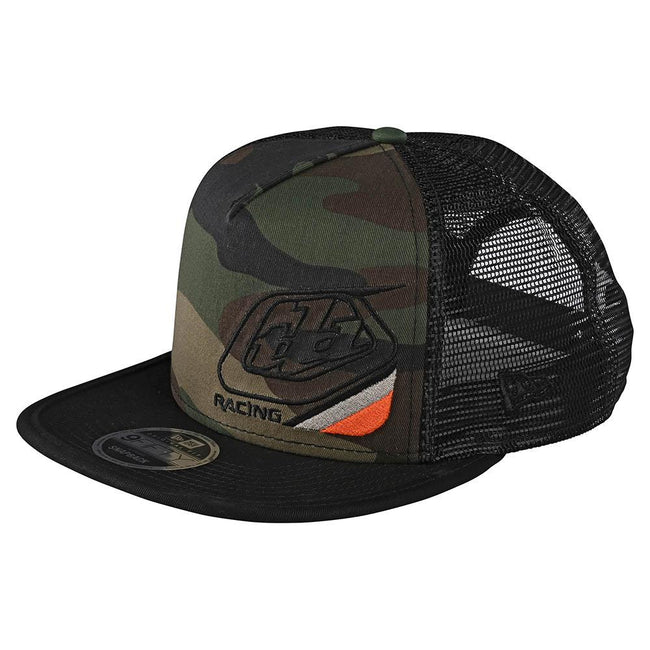 Troy Lee Designs Precision 2.0 Snapback Hat-Green Camo - 1