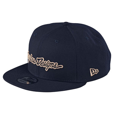 Troy Lee Designs Signature Snapback-Navy